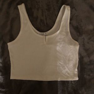 Plain White Crop Top